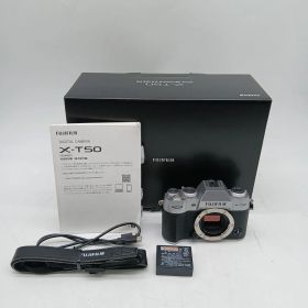 13027ショット！元箱付き！美品 ★ 富士フイルム(FUJIFILM) ミラーレス一眼カメラ X-T50ボディ シルバー F X-T50-S