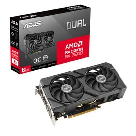 ASUS Dual Radeon RX 7600 EVO OC Edition 8GB GDDR6 AMD Radeon RX 7600搭載「Dual EVO」グラフィックカード・OCモデル