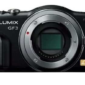 【中古】 パナソニック ミラーレス一眼カメラ LUMIX GF3 ボディ エスプリブラック DMC-GF3-K