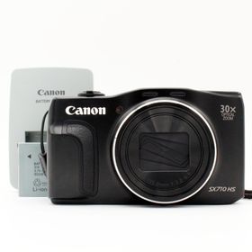 【新品級】CANON PowerShot SX710 HS ブラック#9139(コンパクトデジタルカメラ)