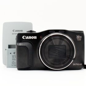 【新品級】CANON PowerShot SX710 HS ブラック#9140(コンパクトデジタルカメラ)