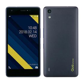 【中古】【安心保証】 Qua phone QZ[32GB] au インディゴ