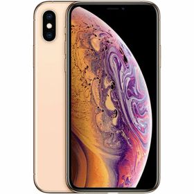 【中古】【安心保証】 iPhoneXS[64GB] au ゴールド
