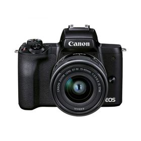 キヤノン EOS Kiss M2 標準ズームレンズキット ブラック ミラーレス一眼カメラ イオス Canon