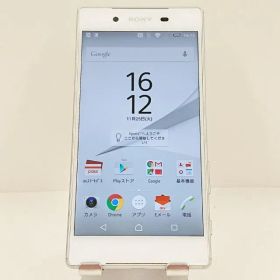 Xperia Z5 SOV32 au ホワイト 送料無料 本体 c15639