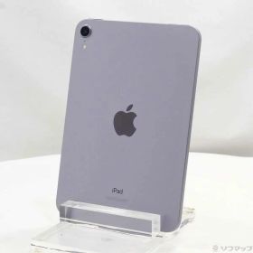 【中古】Apple(アップル) iPad mini 第6世代 64GB パープル MK7R3J／A Wi-Fi 【295-ud】