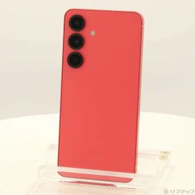 【中古】SAMSUNG(サムスン) Galaxy S25 256GB コーラルレッド SM-S931Q SIMフリー 【262-ud】