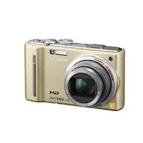【中古】パナソニック デジタルカメラ ルミックス ゴールド DMC-TZ10-N