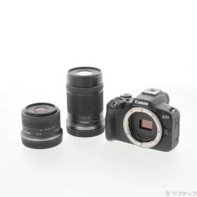 【中古】Canon(キヤノン) EOS R50 ダブルズームキット ブラック 【269-ud】