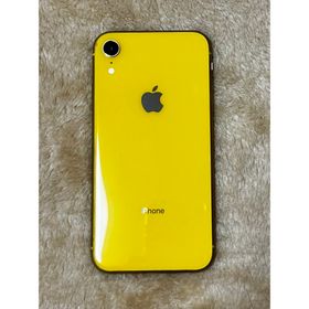 アイフォーン(iPhone)のiPhone XR 128GB イエロー バッテリー残量88(スマートフォン本体)