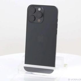 ソフマップ 〔中古品〕 iPhone16 Pro Max 256GB ブラックチタニウム MYWG3J／A SIMフリー【297】