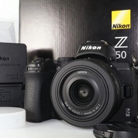 《 ショット数 3773回》Nikon ミラーレス一眼カメラ Z50 レンズキット NIKKOR Z DX 16-50mm f/3.5-6.3 VR付属 Z50LK16-50 ブラック