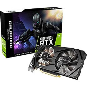 【中古】「ほぼ新品」玄人志向 NVIDIA GeForce RTX2060搭載 グラフィックボード GDDR6 6GB GALAKURO GAMINGシリーズ GG-RTX2060-E6GB/DF2