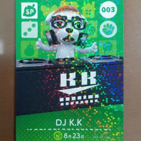 DJ K.K. amiiboカード 003 どうぶつの森