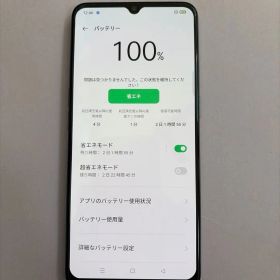 OPPO A73 4/64GB SIMフリー+箱+付属品 100%充電で２日稼働