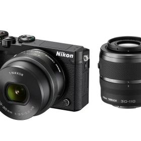【中古】 Nikon ミラーレス一眼 Nikon1 J5 ダブルズームキット ブラック J5WZBK 当店保証30日間 人気 ミラーレス 一眼レフ 交換レンズ カメラ