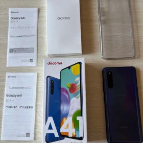Galaxy A41 SCV48 docomo SIMフリー 新品ケース付き