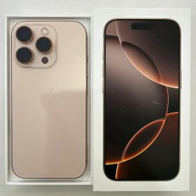【極美品】iPhone 16 Pro デザートチタニウム 128GB