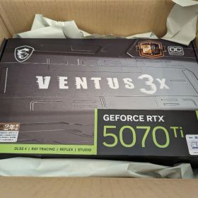 新品未開封 RTX 5070 Ti MSI VENTUS 3X