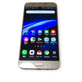 au Galaxy A8 SIMフリー ゴールド ワンセグ フルセグ【3】