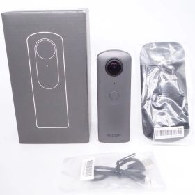 リコー RICOH THETA V メタリックグレー 360度カメラ 手ブレ補正機能搭載 4K動画 360度空間音声 Android OS搭載で機能拡張に対応 [W2602035M]