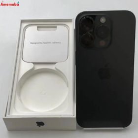 【中古】iPhone15 Pro 128GB ブラックチタニウム MTU73J/A AU版SIMフリー 美品