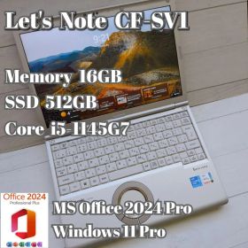 ⑤ Let's Note CF-SV1 16G 512GB MS Office