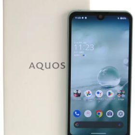 【SHARP】シャープ『AQUOS wish / 5.7inch / 64GB / SIMロック解除済 ワイモバイル / オリーブグリーン』A104SH 2022年発売 スマートフォン 1週間保証【中古】