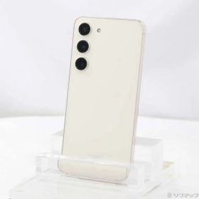 ソフマップ 〔中古品〕 Galaxy S23 256GB クリーム SCG19 au SIMフリー【297】