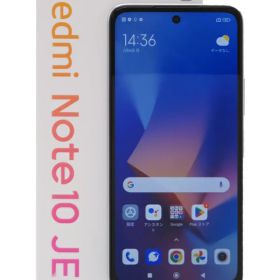 【Xiaomi】シャオミ『Redmi Note 10 JE / 6.5inch / 64GB / SIMロック解除済 au / クロームシルバー』XIG02SSA 2021年8月発売 スマートフォン 1週間保証【中古】