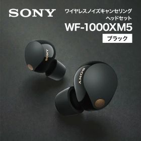 ソニー SONY ノイズキャンセリング機能搭載完全ワイヤレス Bluetoothイヤホン 1000Xシリーズワイヤレスノイズキャンセリングイヤホン WF-1000XM5 BC ブラック wf1000xm5