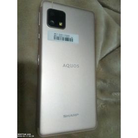 シャープ(SHARP)のSHARP AQUOS sense４lite SH-RM 15 シャンパンG(スマートフォン本体)