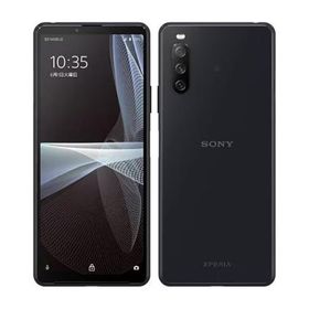 【整備済み品】 SONY ソニー Xperia 10 III ブラック SIMフリー スマートフォン SIMロック無し 6GB/128GB 6インチ 有機ELディスプレイ 180日保証