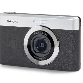 新品未開封 KODAK Pixpro C1 – 超コンパクトデジタルカメラ| 13MP BSI CMOS、4倍ズーム、2.8インチLCDスクリーン、LEDフラッシュ、内蔵バッテリー – ブラック