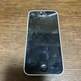 iPhone 5c ホワイト 画面ひび割れ ジャンク