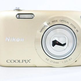 ジャンク品／デジタルカメラ Nikon COOLPIX S3300 ゴールド