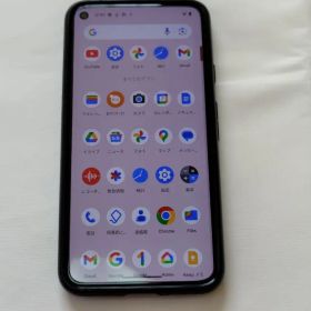 Google Pixel 5 ブラック ケース付き