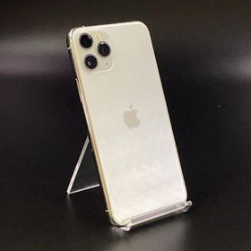 【全額返金保証】【最速発送】 iPhone 11 Pro 64GB シルバー au 白ロム 動作確認済 100%