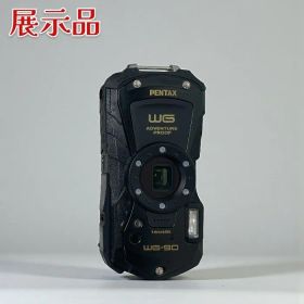 （展示品）PENTAX ペンタックス 防水デジタルカメラ WG-90 ブラック 耐衝撃 防塵 光学5倍
