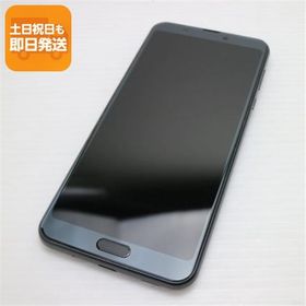 新品同様 901SH ブラック スマホ 本体 白ロム 中古 あすつく 土日祝発送OK