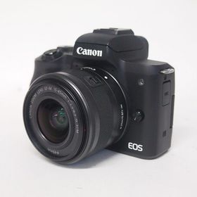 キヤノン(Canon)の【中古】(キヤノン) Canon EOS KISS M/EF-M15-45 IS STM キツト ブラツク(コンパクトデジタルカメラ)