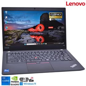 モバイルワークステーション LTE タッチパネル Lenovo ThinkPad P14s Gen2 Core i7 1165G7 NVIDIA T500 メモリ16G M.2SSD512G Wi-Fi6 Windows11
