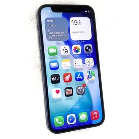 中古 Apple iPhone12 mini 64GB ブルー MGAP3J／A SIMフリー