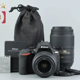【中古】Nikon ニコン D5500 ブラック ダブルズームキット