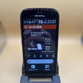 J85 docomo F-01L ブラック スマホ本体 テレビ