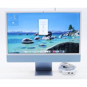 Apple iMac 24インチ 2021 ブルー Apple M1 3.2GHz 16GB 2TB(APPLE SSD) 統合GPU(8コア) Retina 4.5K 4480x2520ドット macOS Tahoe