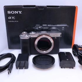 【1,427回 ほぼ新品】SONY α7C ボディ シルバー ILCE-7C S フルサイズ ミラーレス一眼カメラ