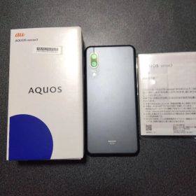 SHARP AQUOS sense3 SHV45 スマホ本体 ブラック au
