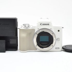 【返品保証】★良品★ Canon キヤノン EOS Kiss M2 ホワイト ボディ 充電器付き #03260121