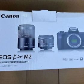CANON EOS Kiss M2 ダブルズームキット [ホワイト]